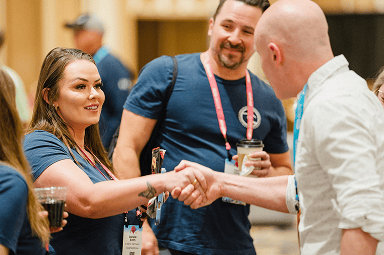 attendees at connect event